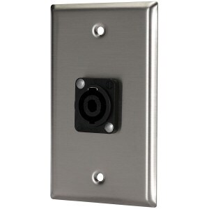 Main product image for Pro Co WP1009 (1) Speakon Wallplate Single Gang 248-146